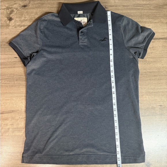 Hollister Women’s Short Sleeve Polo Collared Y2K Shirt Size Large Blue - Picture 4 of 5